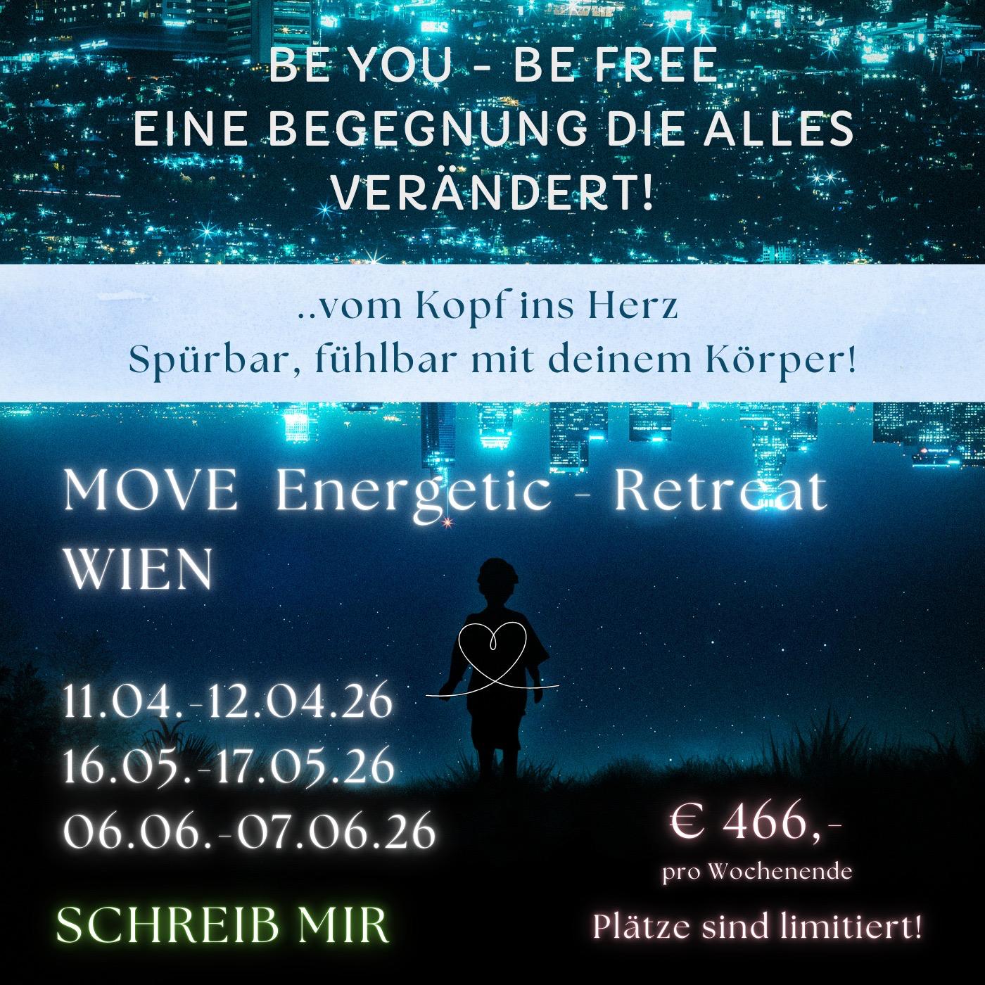 MOVE Energetic Retreat Wien – Be You, Be Free
